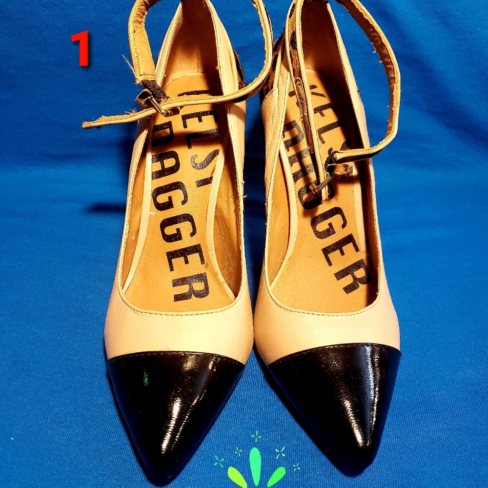 KELSI DAGGER LEATHER SHOES HEELS